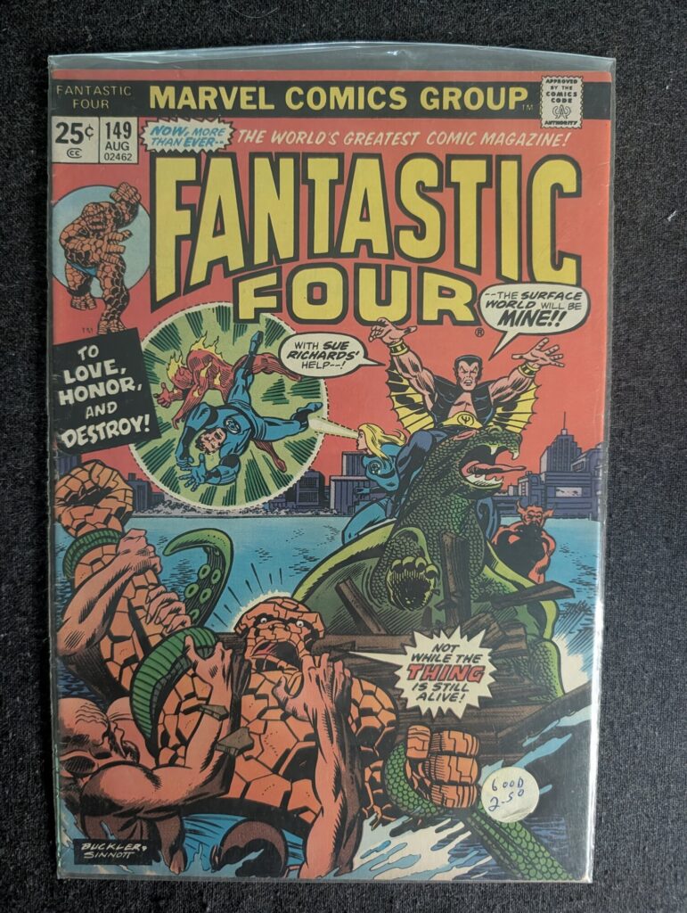 Fantastic Four #149 front cover