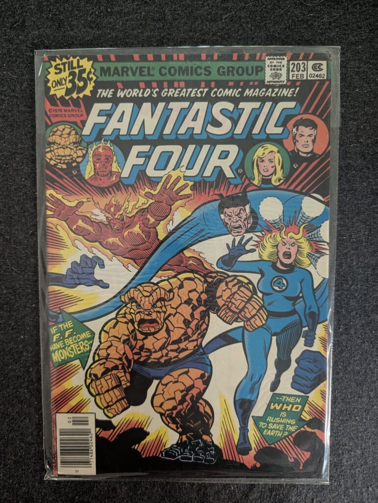 Fantastic Four #203 front cover