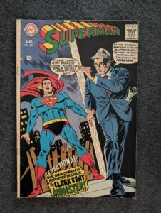 Superman #209 front cover