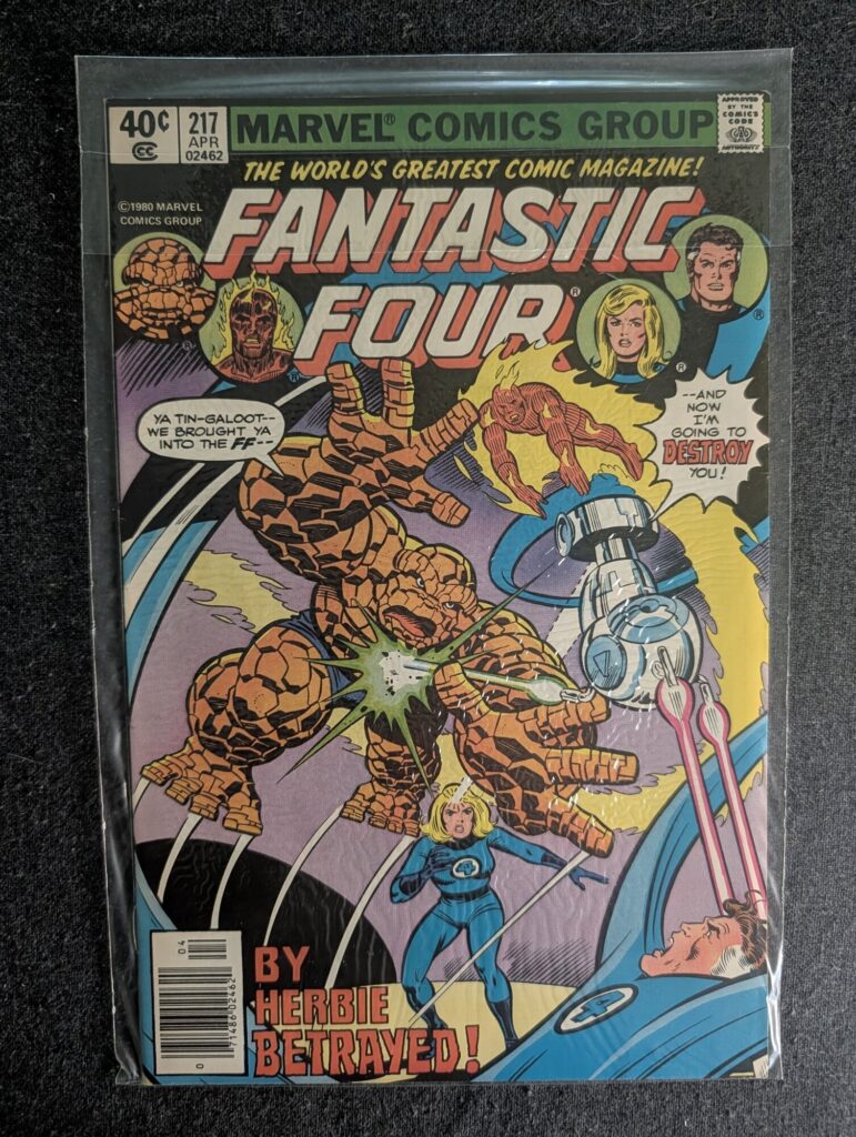 Fantastic Four #217 front cover