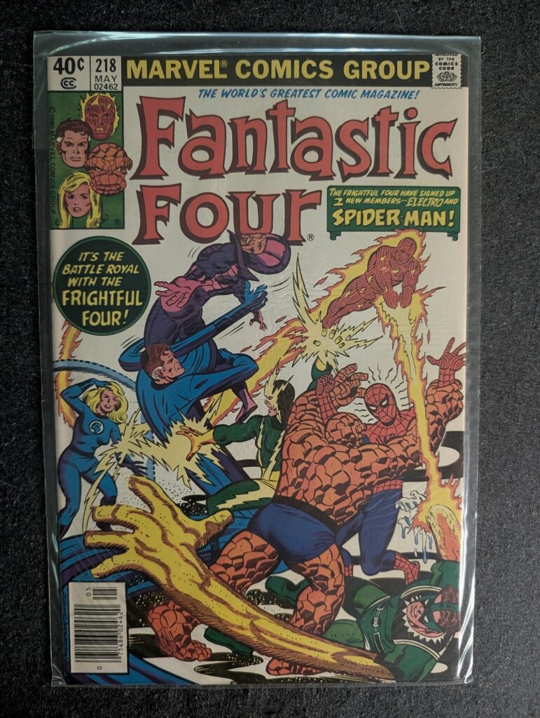 Fantastic Four #218 front cover