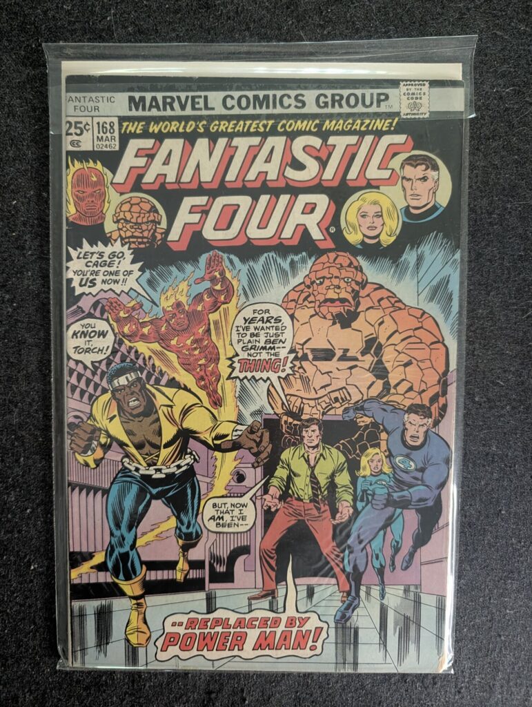 Fantastic Four #168 front cover