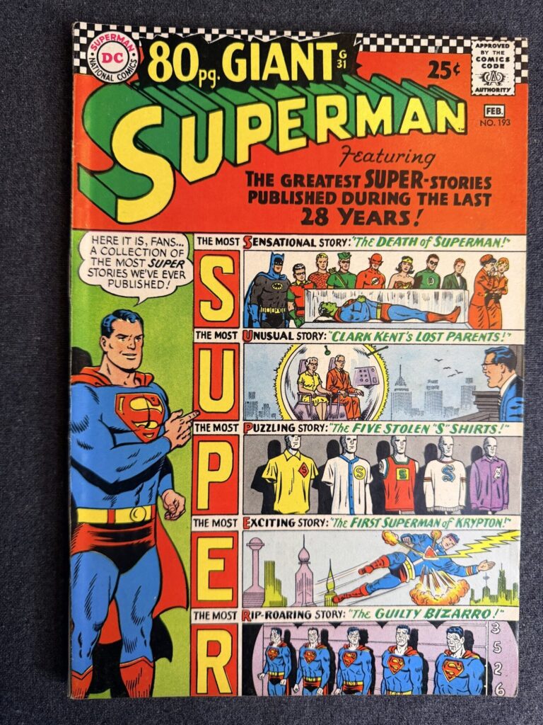 Superman #193 front cover