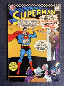 Superman #185 front cover