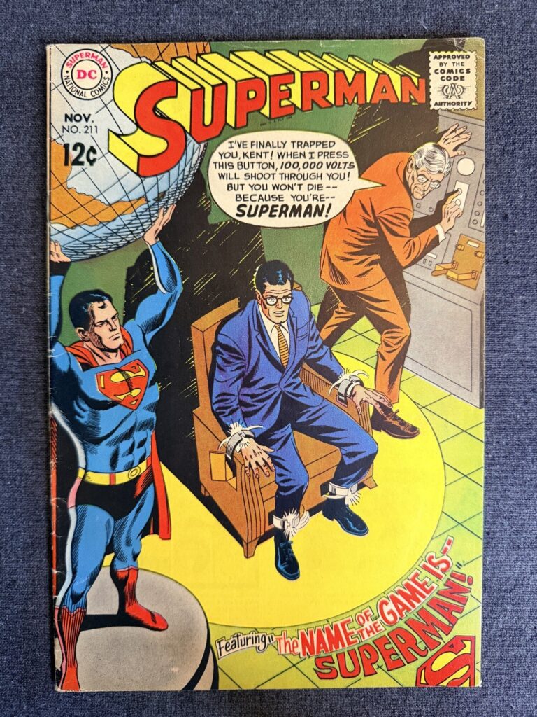 Superman #211 front cover