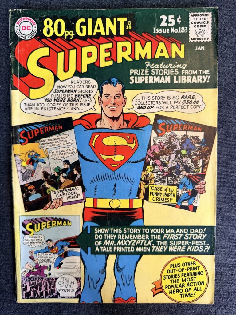 Superman #183 front cover