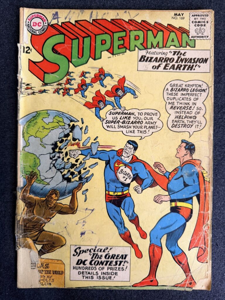 Superman #169 front cover