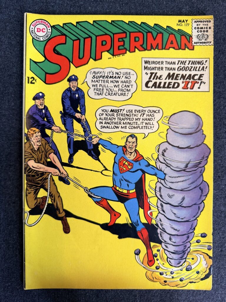 Superman #177 front cover