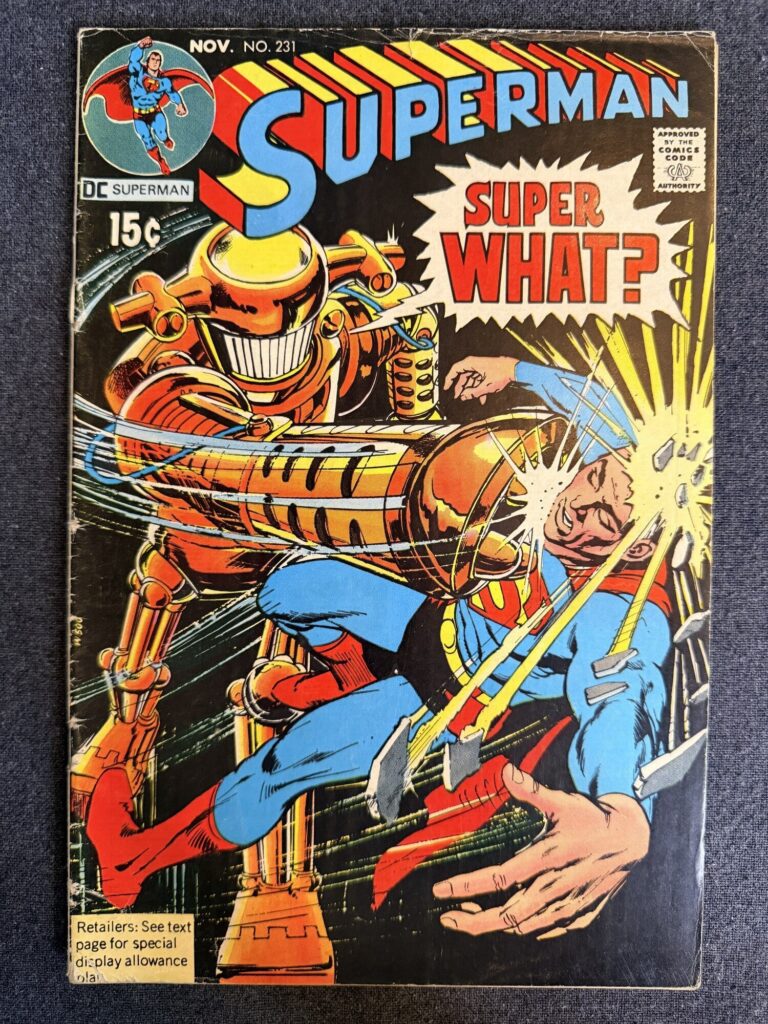 Superman #231 front cover