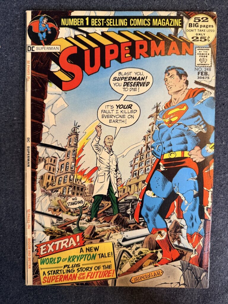 Superman #248 front cover