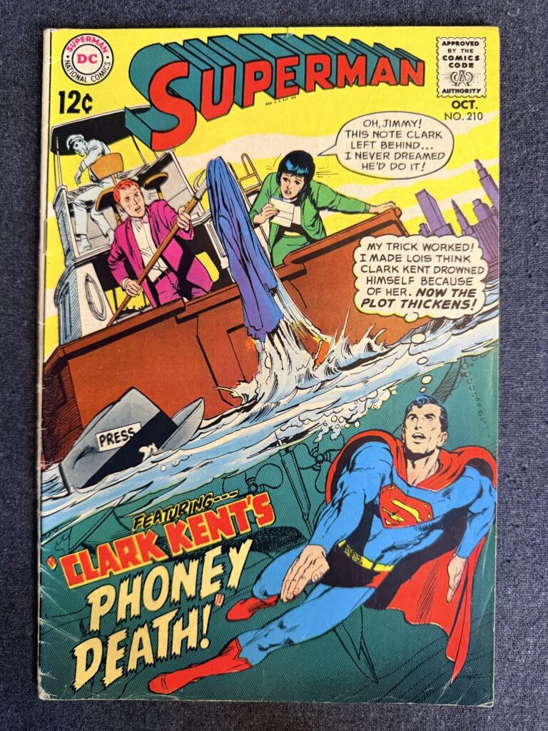 Superman #210 front cover