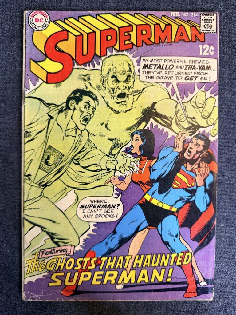 Superman #214 front cover