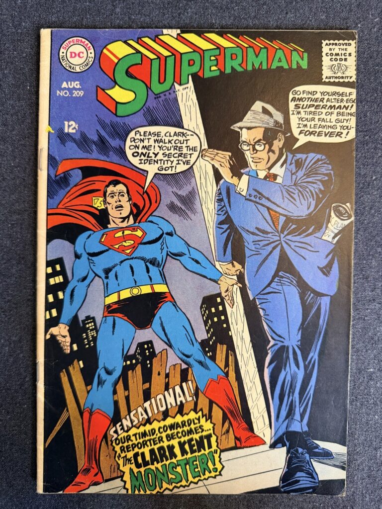 Superman #209 front cover