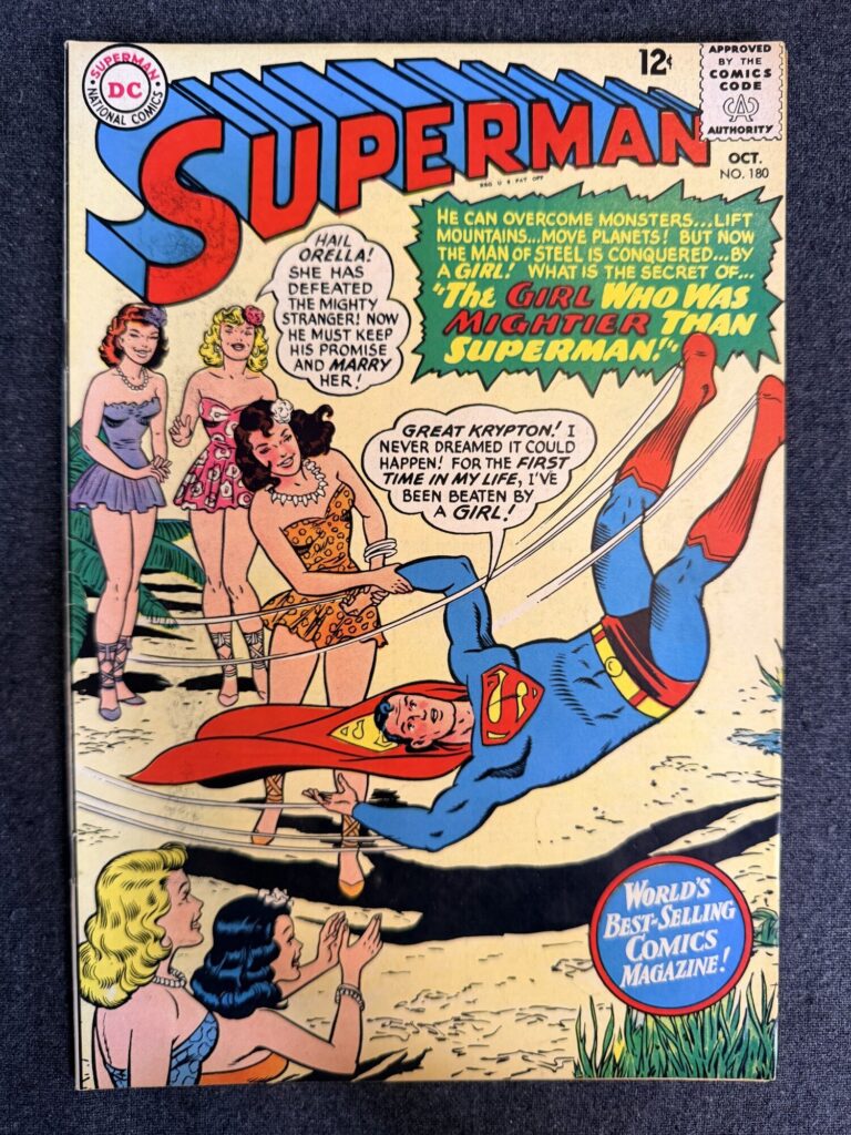Superman #180 front cover