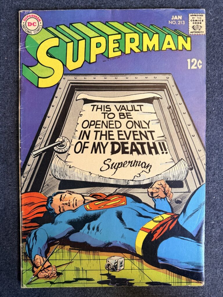 Superman #213 front cover