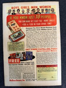 Superman #179 back cover
